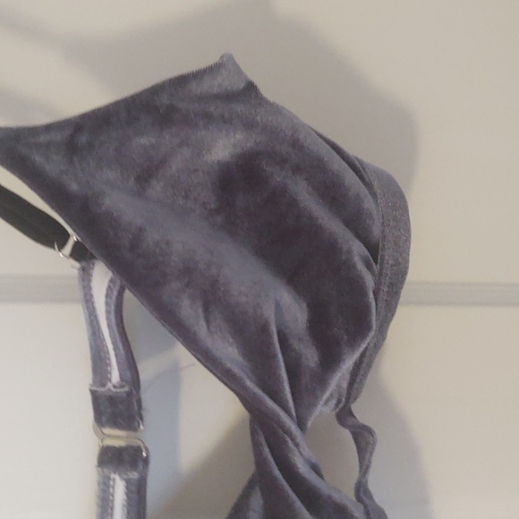 Blue Velvet Bralette Sz S - Picture 3 of 5